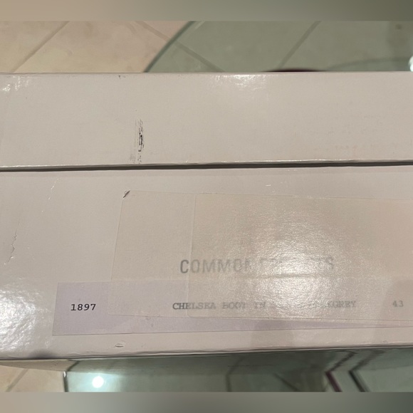 Common projects dark gray grape suede Chelsea boots for men sz 43 - Picture 10 of 11